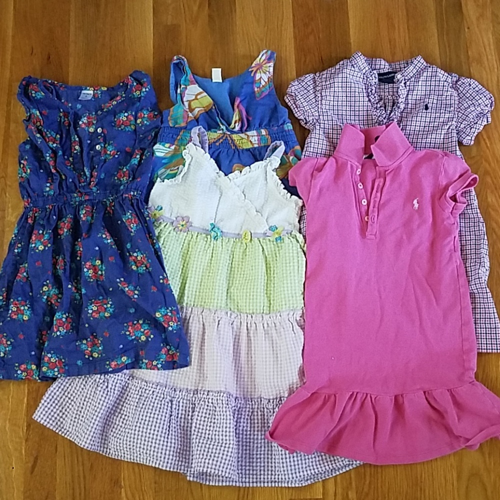 Lot of size 6 girls dresses Ralph lauren
